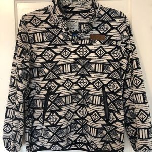 Kavu pullover patterned fleece